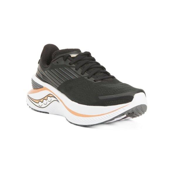 SAUCONY Black/gold Men's Endorphin Shift 3 Cushioned Running Sneakers